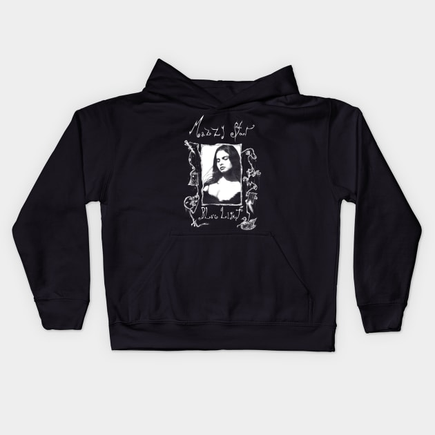 Mazzy Star-Blue Light Kids Hoodie by FelixSad